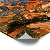 トムソン – 湖と赤の木 ポスター (角)