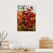 トムソン – 秋のソフトメープル ポスター (キッチン)