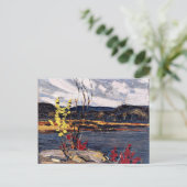 トムソン – 秋，アルゴンキン公園， 1916 ポストカード (スタンド正面)