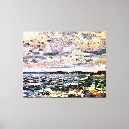 トムソン – Parry Sound 人気がある Harbor絵を描, s, キャンバスプリント (正面)