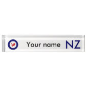 トムティットローンデル | ニュージーランドバード デスクネームプレート (正面)