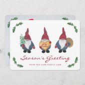 トムテンクリスマスホリデーカード シーズンカード (正面/裏面)