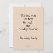 トムテ ノームのホリデー カード (裏面)