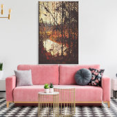 トムトムソン – NORTHERN RIVER 1915 キャンバスプリント (インサイチュ (リビング))