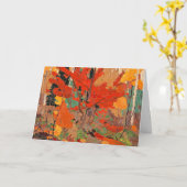 トムトムトムソン – 秋秋 カード (黄色い花)