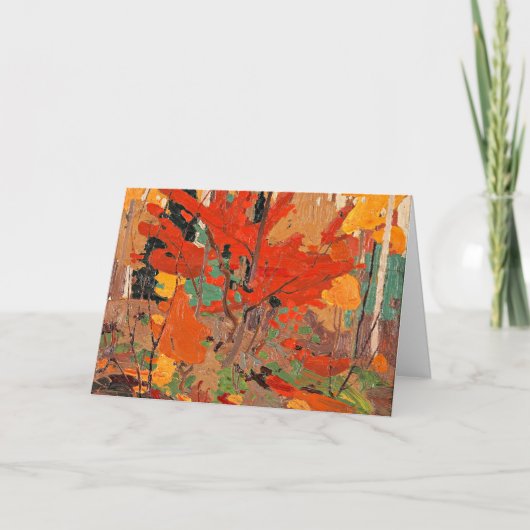 トムトムトムソン – 秋秋 カード (正面)