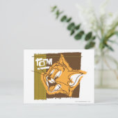 トムハッピー顔 ポストカード (スタンド正面)