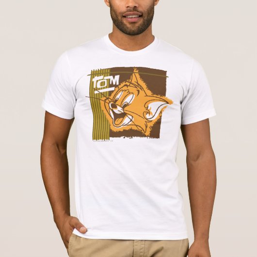 トムハッピー顔 Tシャツ (正面)