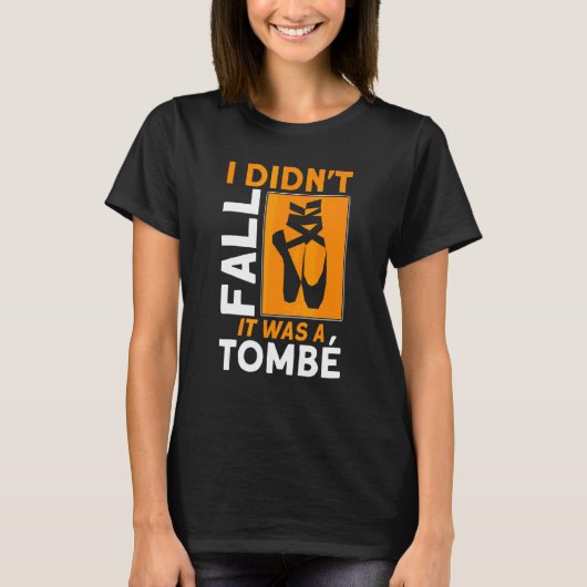 トムベバレエ秋のバレエ引用文 Tシャツ (正面)