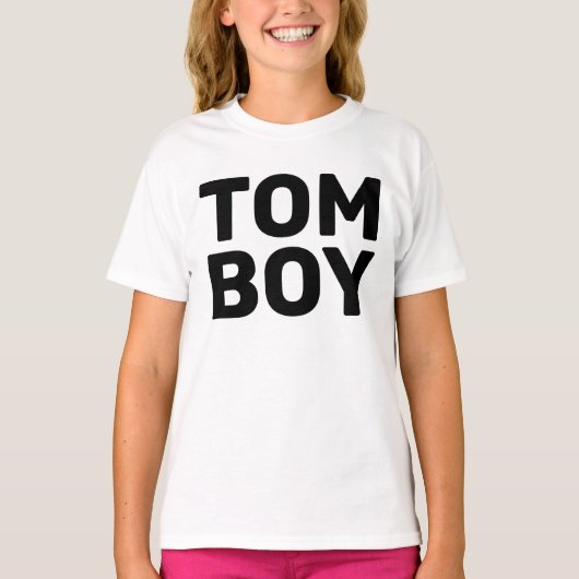 トムボーイ ガールズ キッズ Tシャツ (正面)