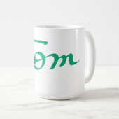 トムレタリングマグ コーヒーマグカップ (正面右)