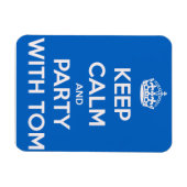 トム保と落ち着いてパーティー マグネット (横)