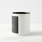 トム白熱［赤熱］光を放つ・ウル・イエローデイリリス ツートーンマグカップ (中央)