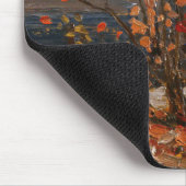 トム絵画・トムソンによるカナディアン湖とレッドツリー マウスパッド (コーナー)