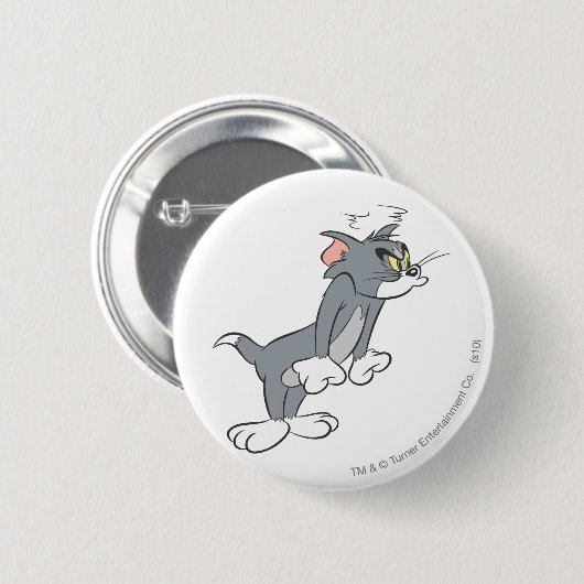 トム蒸し 缶バッジ (正面&裏面)