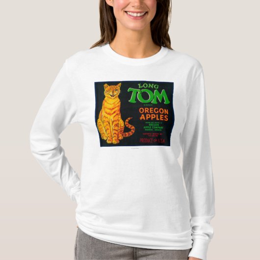 トム長いAppleの木枠LabelMonroe、または Tシャツ (正面)