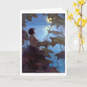 トム・ウォッチング・ザ・ムーン、ジェシー・ウィルコック・スミス カード (黄色い花)