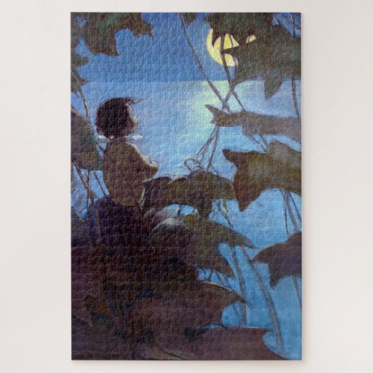 トム・ウォッチング・ザ・ムーン、ジェシー・ウィルコック・スミス ジグソーパズル (縦)