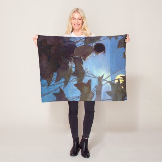 トム・ウォッチング・ザ・ムーン、ジェシー・ウィルコック・スミス フリースブランケット (インサイチュ)