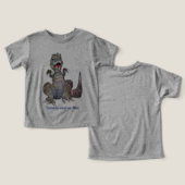 トム・オザルスレックスの恐竜Tシャツ (デザイン正面&裏面)