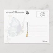 トム・サムスンが青い蝶に騎乗 ポストカード (裏面)