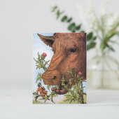 「トム・サムズ・アンド・ザ・カウズ」イラストレーション ポストカード (スタンド正面)