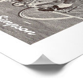 トム・シンプソンのポスタープリント ポスター (角)