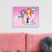 トム&ジェリーとカヤラ – フレニー キャンバスプリント (インサイチュ (リビング))