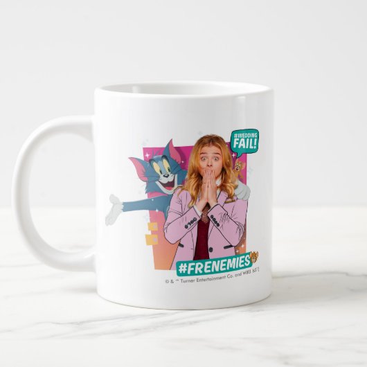 トム&ジェリーウィズカヤフレネミーズ ジャンボコーヒーマグカップ (左)