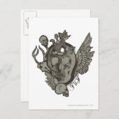 トム&ジェリースカル ポストカード (正面/裏面)