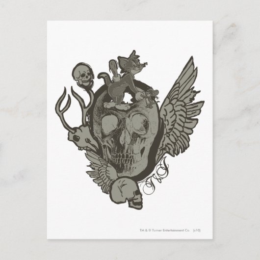 トム&ジェリースカル ポストカード (正面)