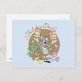 トム&ジェリーホリデー応援 シーズンポストカード (正面/裏面)