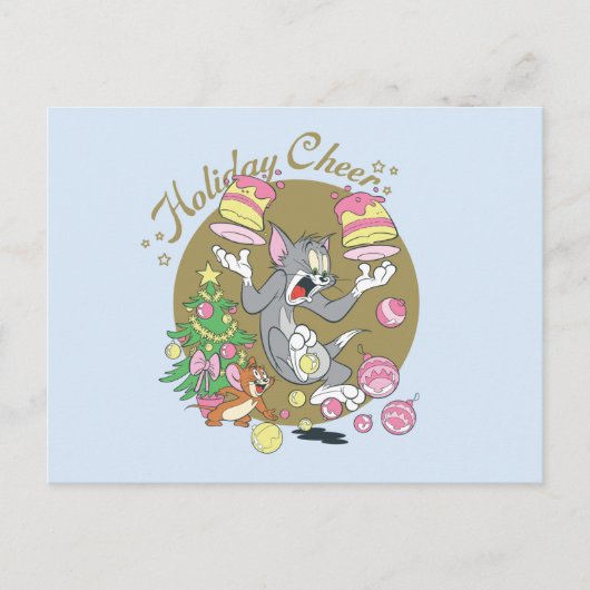 トム&ジェリーホリデー応援 シーズンポストカード (正面)