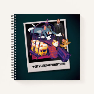 トム&ジェリーラッジの衝突写真 ノートブック