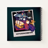 トム&ジェリーラッジの衝突写真 ノートブック (裏面)