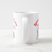 トム&ジェリー絵画ズのバレンタインハート ジャンボコーヒーマグカップ (裏面)