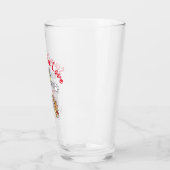 トム&ジェリー絵画ズのバレンタインハート タンブラーグラス (左)