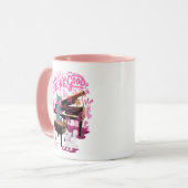 トム&ジェリー遊ピアノ – ネコ良い マグカップ (正面左)