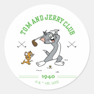 トム&ジェリー・ゴルフ倶楽部1940 ラウンドシール