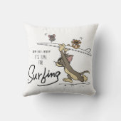 トム&ジェリー「サーフィンの時だ」 クッション (裏面)