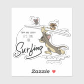 トム&ジェリー「サーフィンの時だ」 シール (シート)