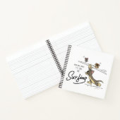 トム&ジェリー「サーフィンの時だ」 ノートブック (内部)