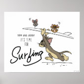 トム&ジェリー「サーフィンの時だ」 ポスター (正面)