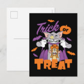 トム&ジェリー |トリックまたはトリート ポストカード (正面/裏面)