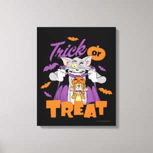 トム&ジェリー トリック/トリート キャンバスプリント