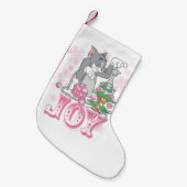 トム、ジェリー、ニブル飾ズの喜び スモールクリスマスストッキング (正面 (吊り時))