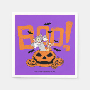 トム&ジェリー ハッピーハローウィン スタンダードカクテルナプキン