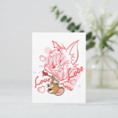 トム&ジェリー·バレンタ絵画インズ シーズンポストカード (スタンド正面)