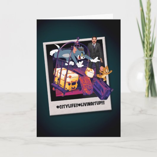 トム&ジェリー·ラゲッジ·クラッシュ写真 カード (正面)