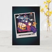 トム&ジェリー·ラゲッジ·クラッシュ写真 カード (黄色い花)